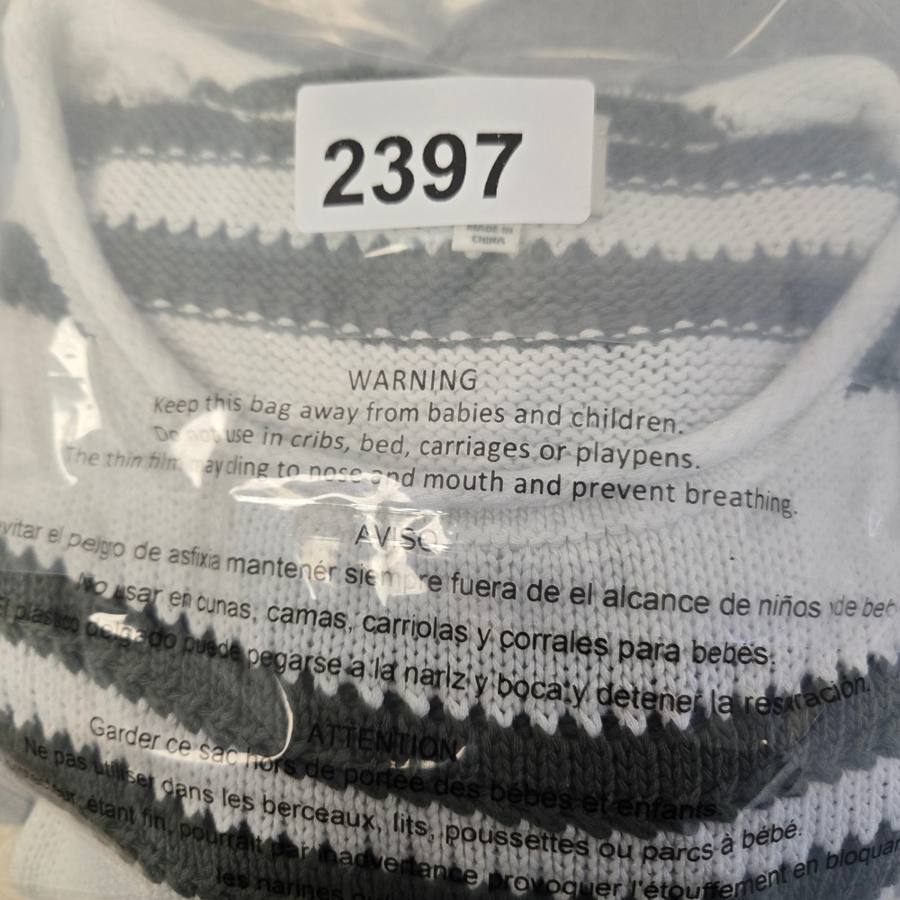 Z Supply x Evereve Womens S Striped Short Sleeve Sweater Coastal Preppy Knit - Picture 10 of 10